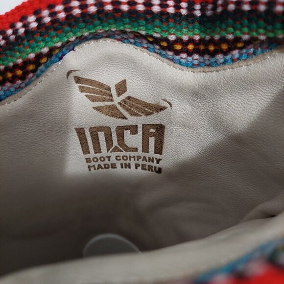 Inca Boot Company Electra Zora Over-The-Knee Suede Embroidered Boots Black Sz 9 - Picture 12 of 12